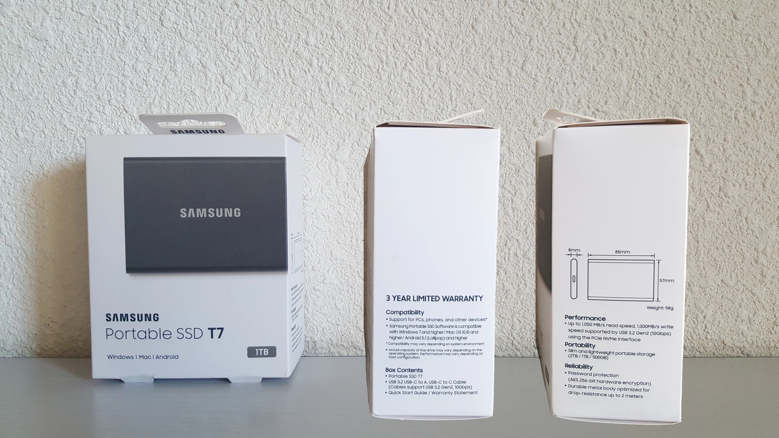 Samsung Portable SSD T7 2to 
